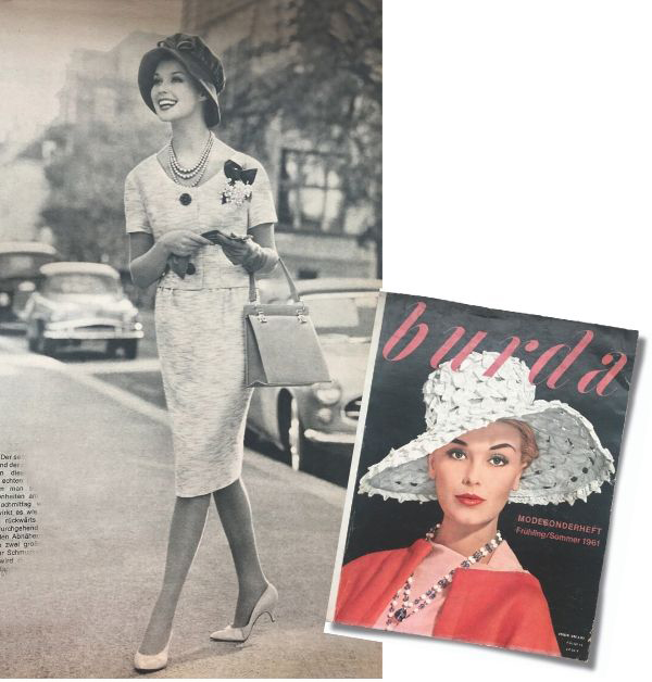 
Cover and original style from burda Spring/Summer 1961
