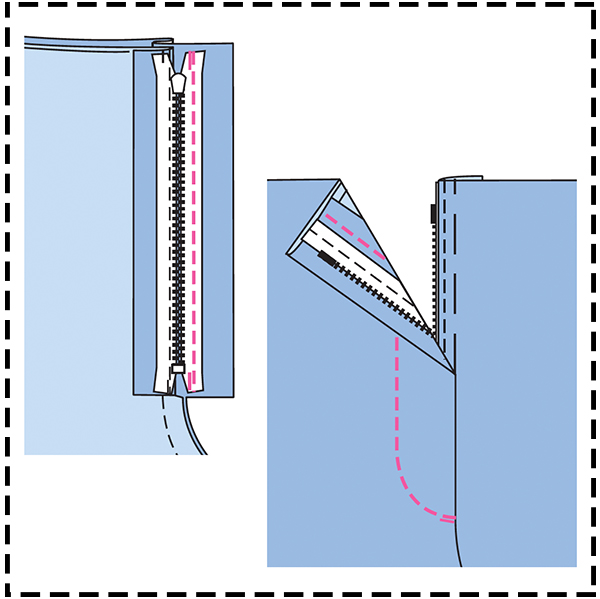 STEP 12: ZIP FASTENER STEP 12: ZIP FASTENER