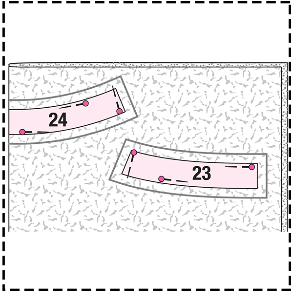 STEP 2: CUT OUT THE INTERFACING STEP 2: CUT OUT THE INTERFACING