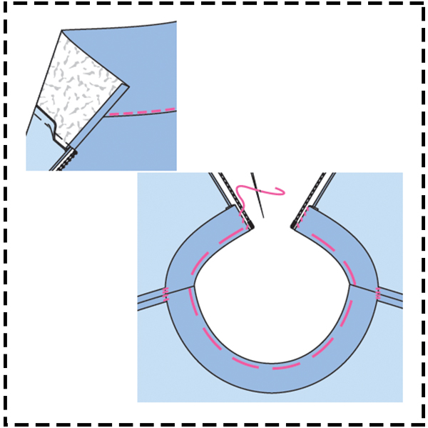 STEP 10: TURN FACING TO INSIDE STEP 10: TURN FACING TO INSIDE