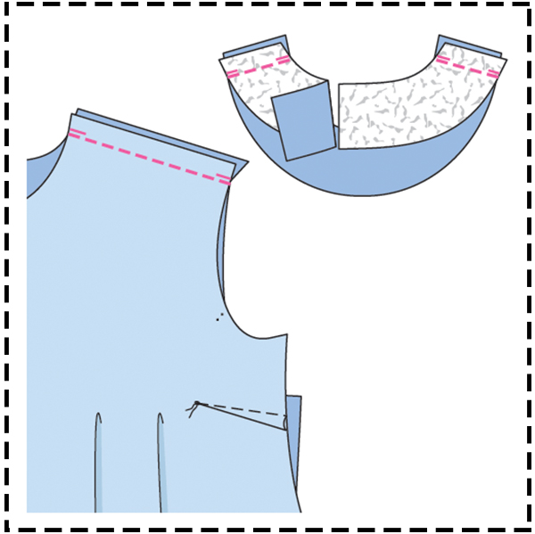 STEP 8: SHOULDER SEAMS STEP 8: SHOULDER SEAMS