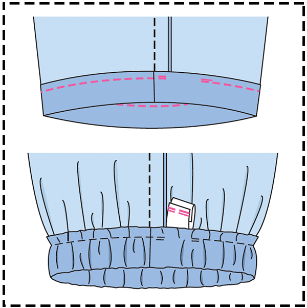STEP 17: ELASTIC CASING STEP 17: ELASTIC CASING