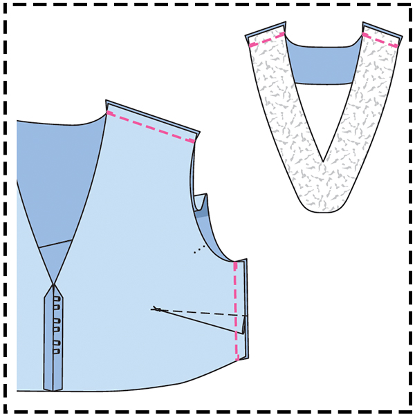 STEP 8: Shoulder seams / side seams STEP 8: Shoulder seams / side seams