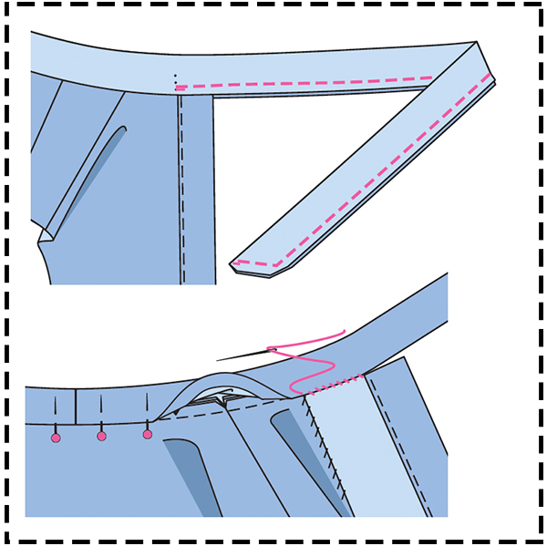 STEP 11: TIE COLLAR
