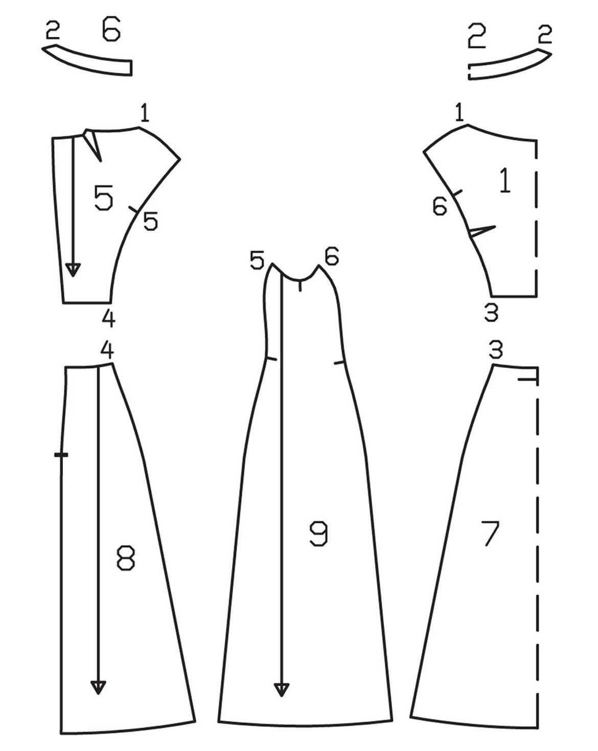 Cotton Dress 114 | Burda Style 06/22 | PDF Sewing Pattern