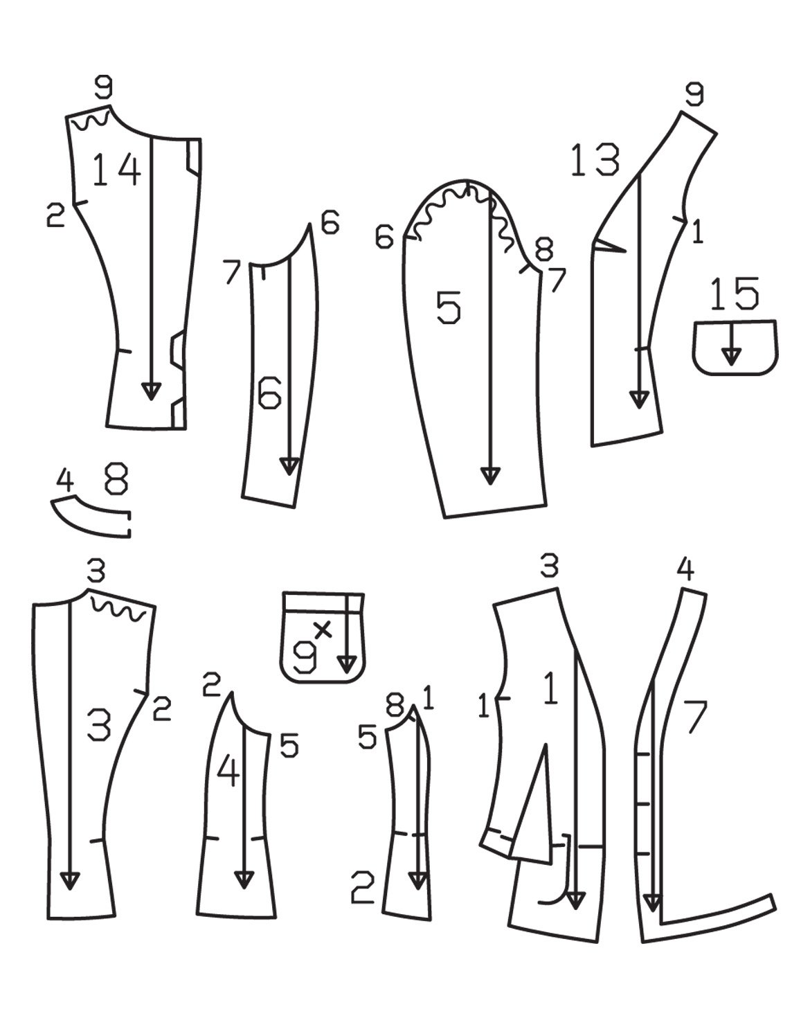 Jacquard Jacket 117 | Burda Style 07/22 | PDF Sewing Pattern