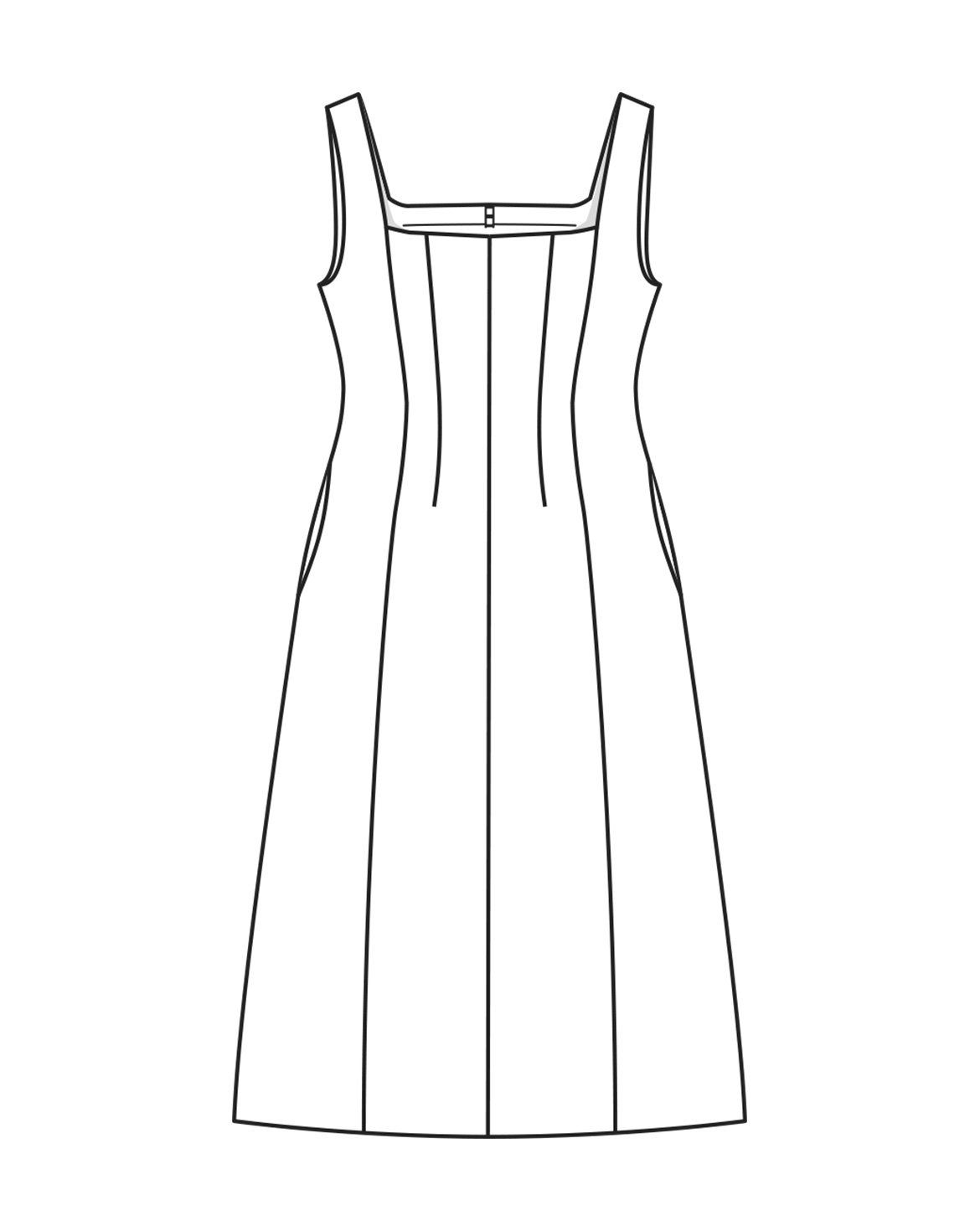simple satin dress pattern Silk Gown Sewing Pattern PDF 00-14