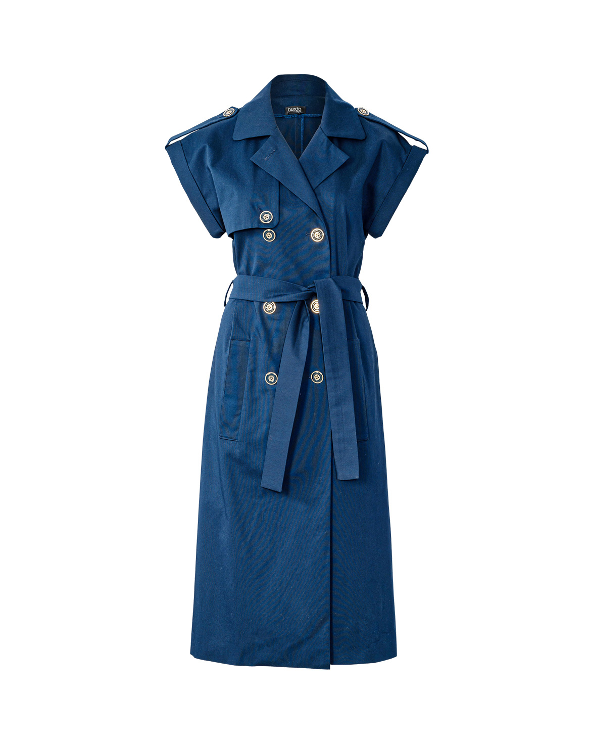 Cotton Sleeveless Trench Coat 126 | Burda Style 08/23 | PDF Sewing