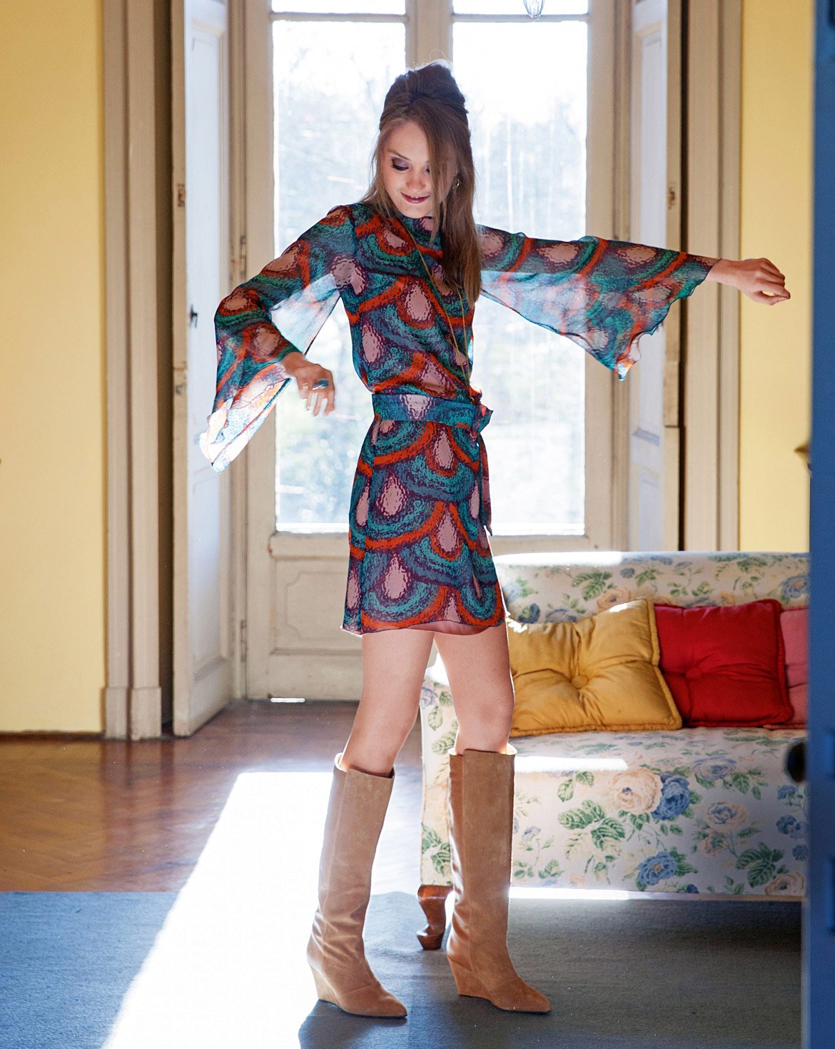Chiffon Dress 127 |Burda Style 03/24 best of Burda Vintage 2015 | PDF Sewing  Pattern | BurdaStyle.com
