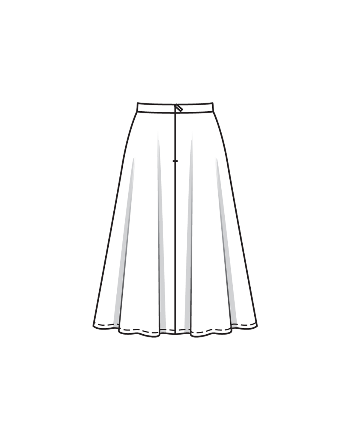 Jersey Skirt 120 | Burda Style 09/24 | PDF Sewing Pattern