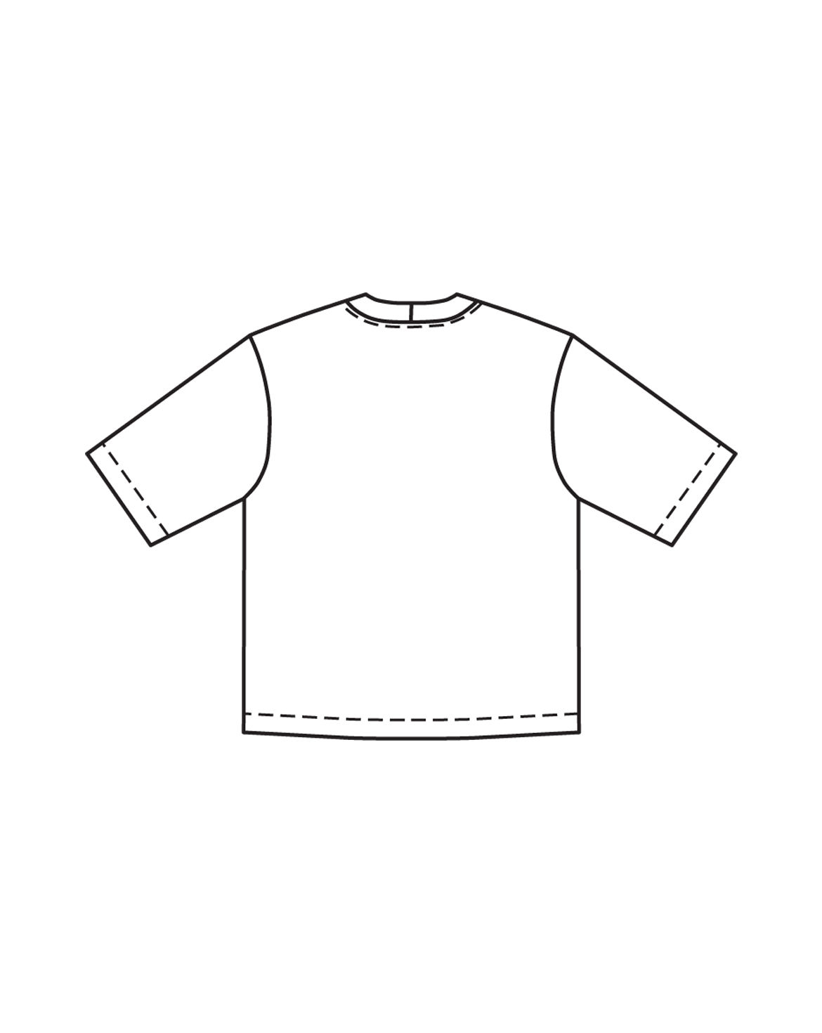 Burda B6602 Patron Couture T-Shirt à Capuche - Patron Papier Base Créative
