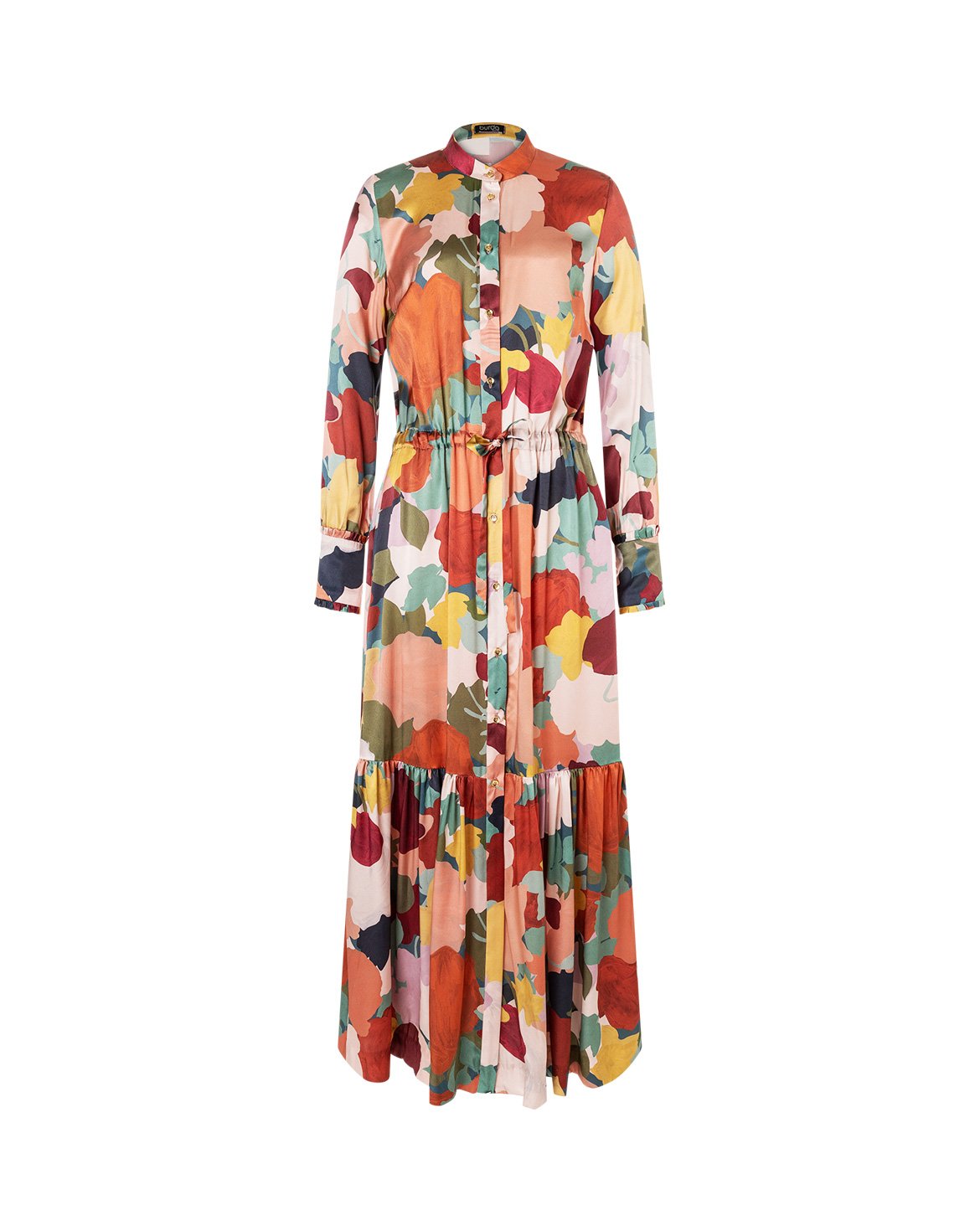 burda maxi dress Silk Dress 131