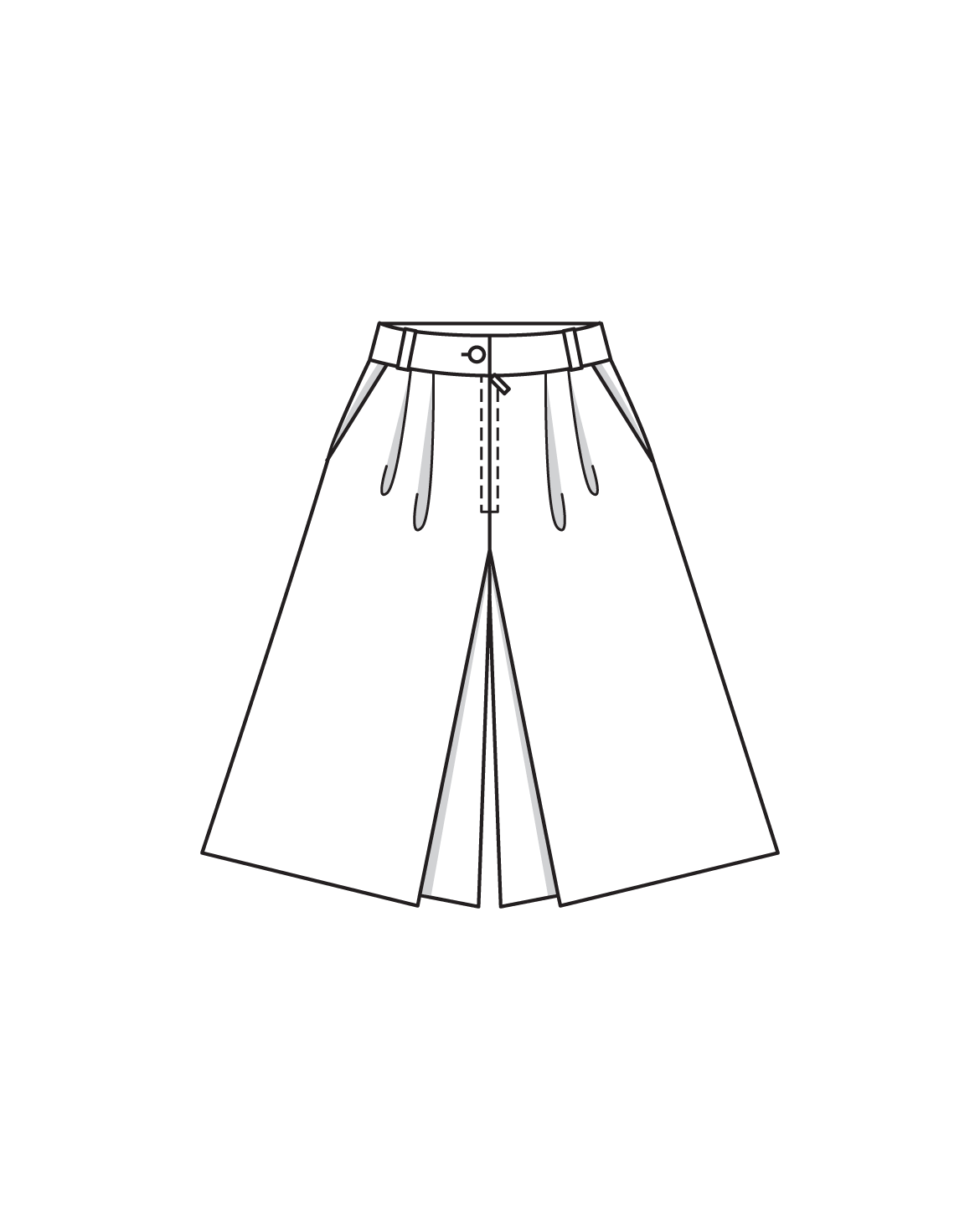 Vintage Culottes Julia 130 | Burda Style 11/25 | PDF Pattern
