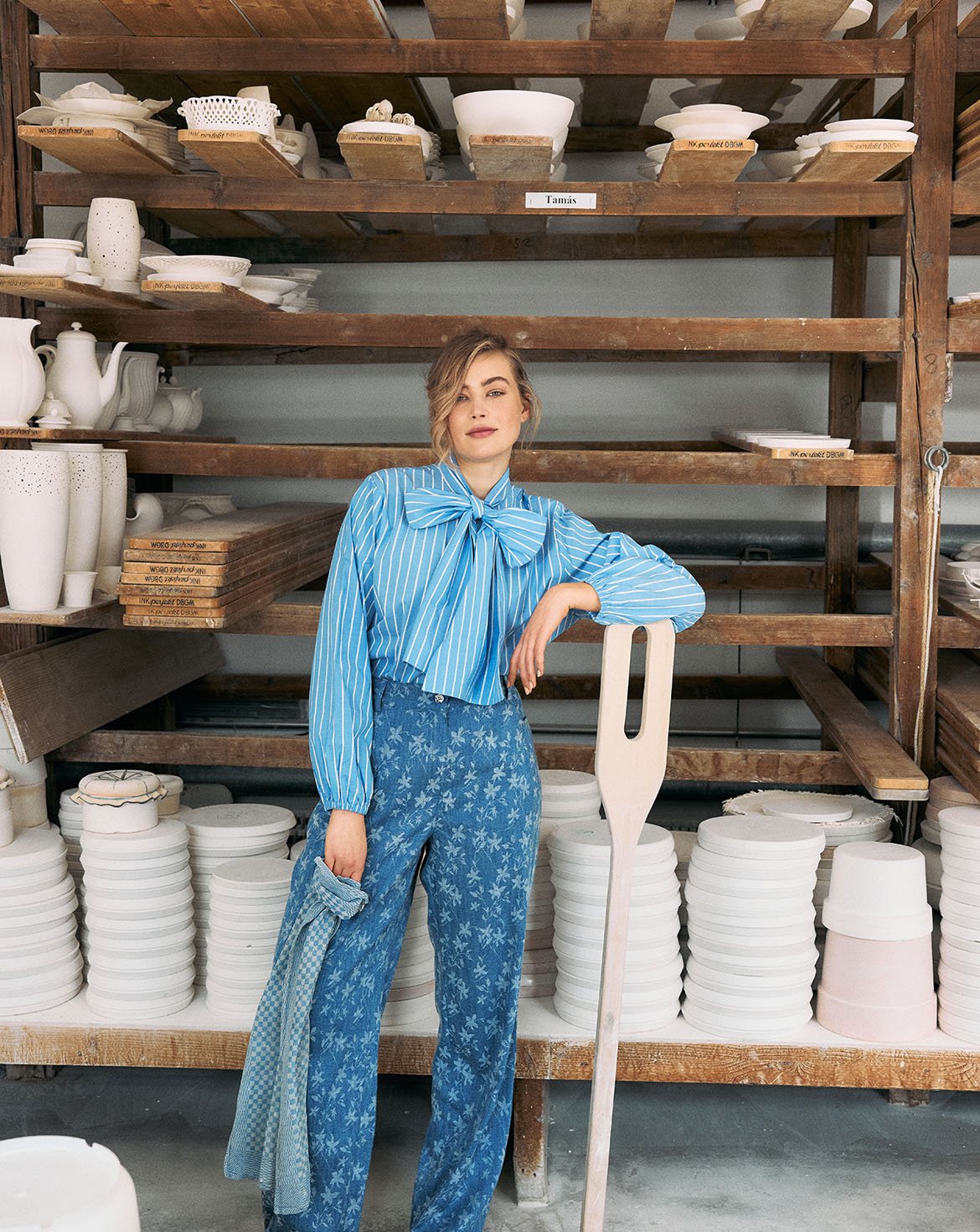 Jacquard Trousers 122 | Burda Style 08/26 | PDF Pattern