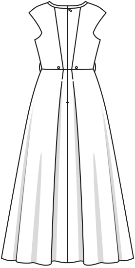 a line wedding dress pattern Bridal Gown Sewing Pattern: Maxi Circle Dress (A4 A0 XS-4XL) (PDF Pattern)