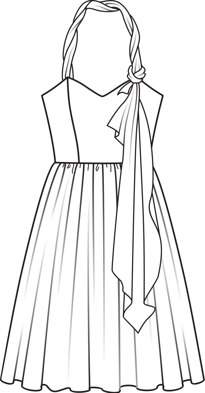 Halter Cocktail Dress 03/2016 | PDF Sewing Pattern | BurdaStyle.com