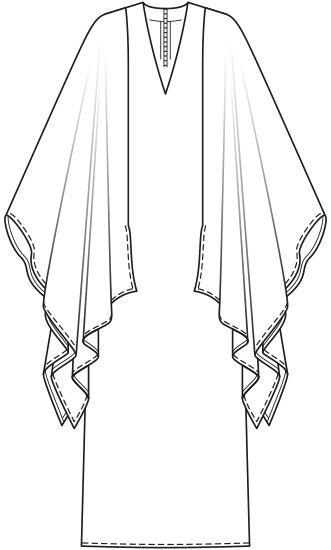 Kaftan Dress 06/2010 | PDF Sewing Pattern