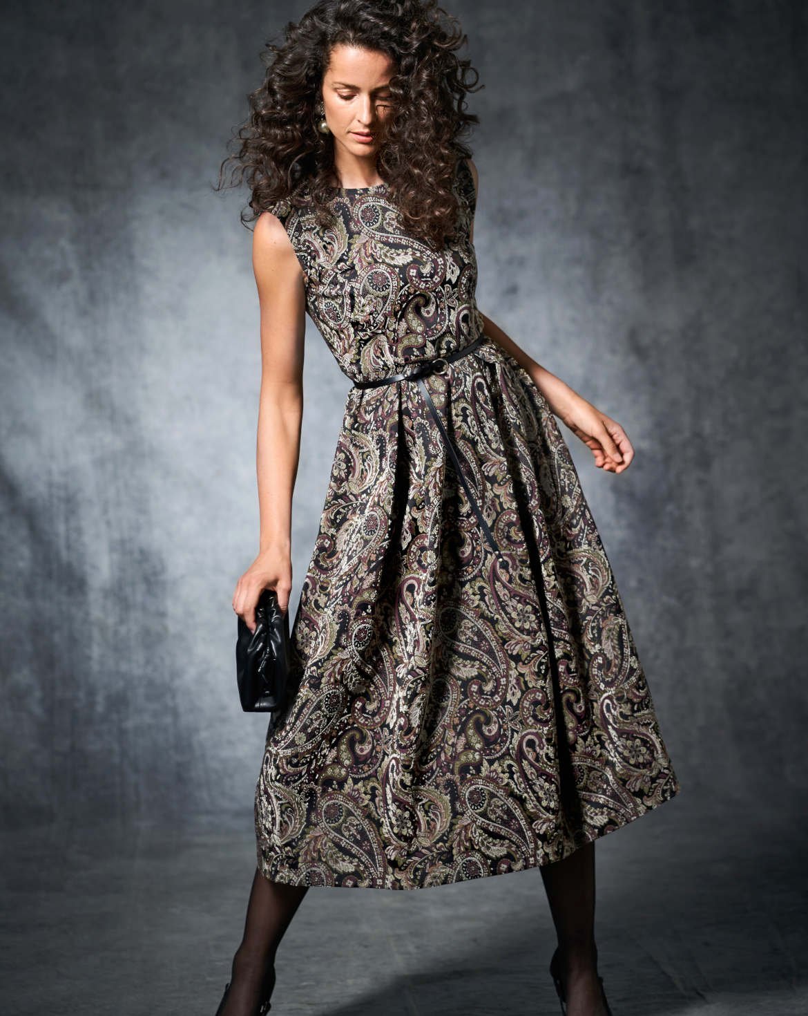 evening dress sewing patterns burda Jacquard Dress 106|Burda Style 10/20