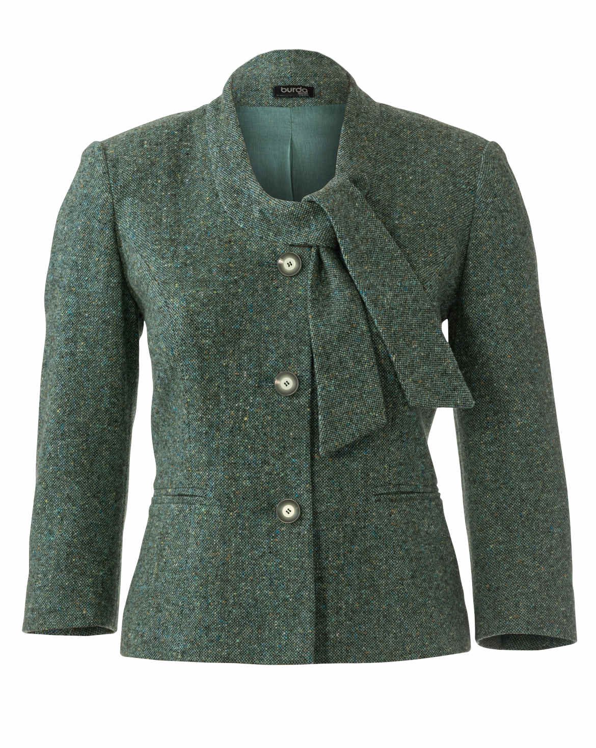 Tweed Jacket 113|Burda Style 01/21 | PDF Sewing Pattern