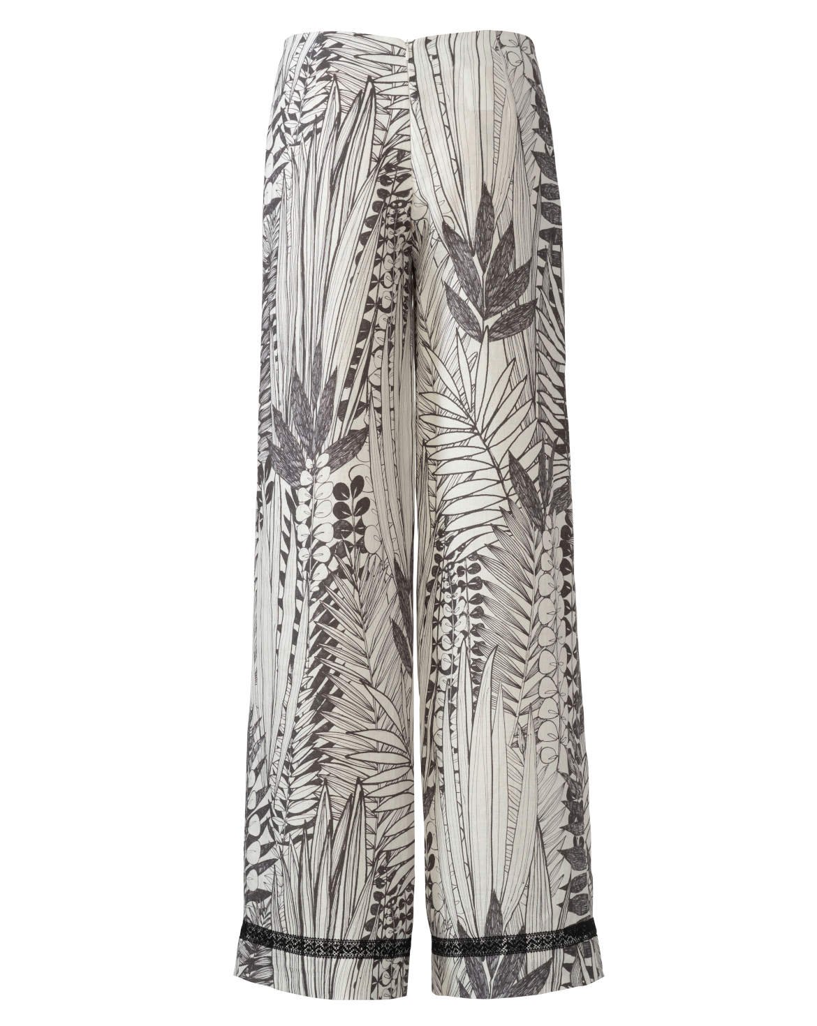 Linen , Jacquard Trousers 112 A|Burda Style 05/21 | PDF Sewing