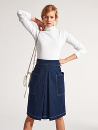 Patch Pocket Wraparound Skirt 02/2015 | PDF Sewing Pattern