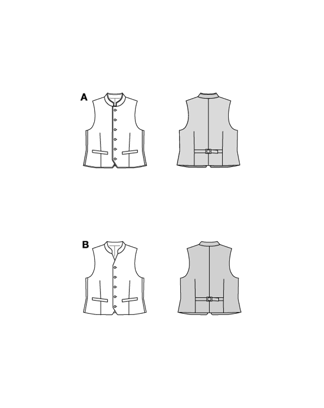 Gilet traditionnel n°5624 Automne / Hiver 2026