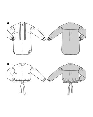 Blouse n°5723 Printemps/Été 2025 | Patron Pochette