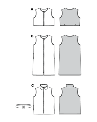 Burda 5764 - Väst - Dam