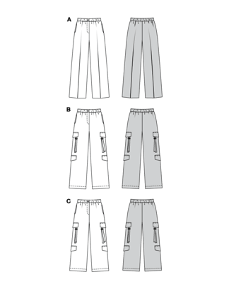 Pantalon n°5801 Automne/Hiver 2024 | Patron Pochette