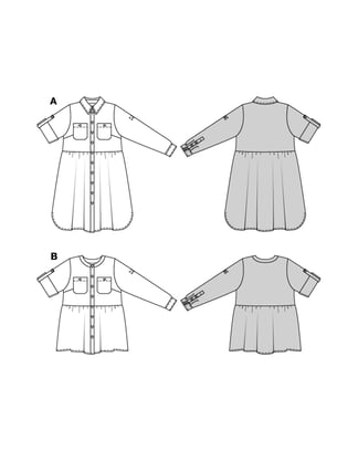 Robe & Tunique n°5841 Printemps/Été 2024 | Patron Pochette