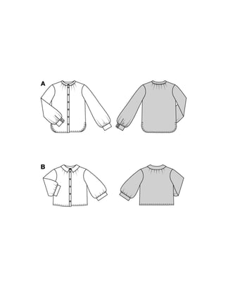 Blouse n°5847 Printemps/Été 2024 | Patron Pochette