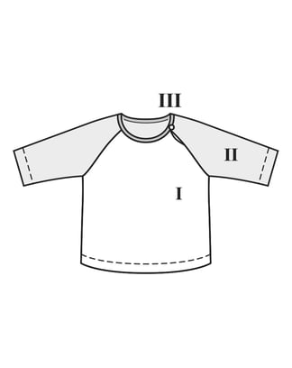Pull en jersey n° 7 | Burda Easy Baby n°1/2022 | Patron de couture PDF