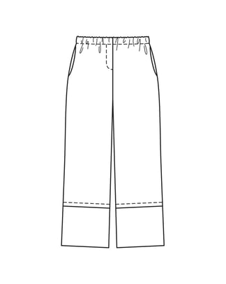 Lino Pantalón 407 | Burda Style Curvy Spring/Summer/22 | Patrón de costura PDF