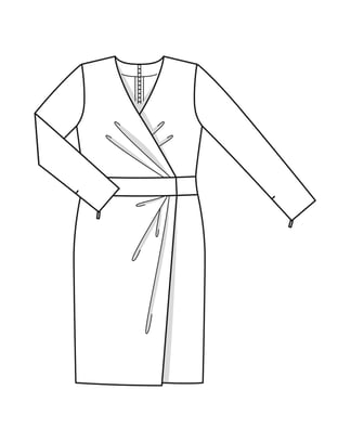 Viscosa Vestido 413  B | Burda Style Curvy Spring/Summer/22 | Patrón de costura PDF
