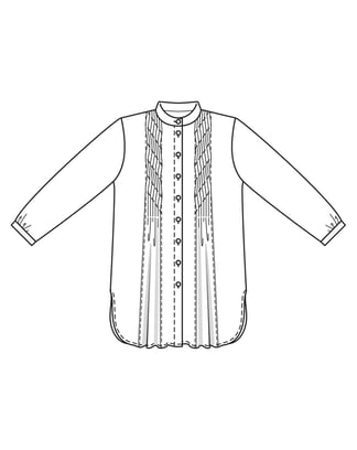 Chemisier en coton n°401 | Burda Curvy Automne/Hiver 22 | Patron de couture PDF