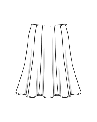 Rok #414| crêpe | burda curvy herfst/winter 22 | PDF naaipatronen