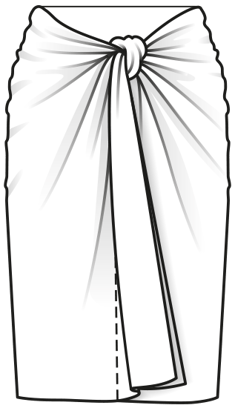 Jupe en Jersey n°2 B | Burda Easy 4/2021 | Patron de couture PDF
