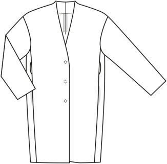 Veste en velours n°4 C | Burda Easy n° 5 2021 | Patron de couture PDF