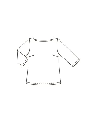 Poplin Top n°4 B | Burda Easy n°6/2021 | PDF Sewing Pattern