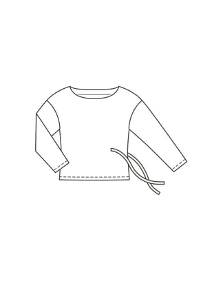 Pull en jersey n°1 C | Burda Easy n°1  Jan-Fév/2022 | Patron de couture PDF