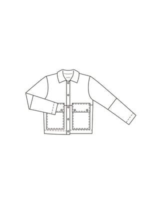 Veste en lainage n°5 A | Burda Easy n°1  Jan-Fév/2022 | Patron de couture PDF