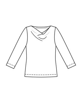 Jersey Top n°1 B | Burda Easy n°2/2022 | PDF Sewing Pattern