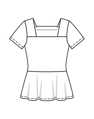 Blouse n°5908 A Printemps/Été 2023 | Patron de couture PDF