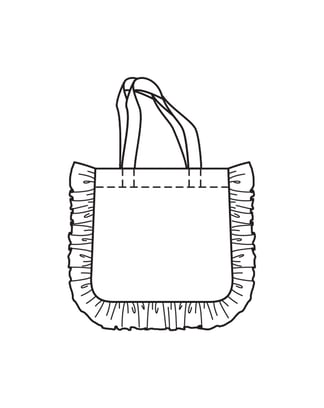 Bolso de algodón #6 | Burda Easy 3/2022 | Patrón de costura PDF
