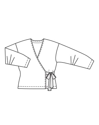 Cardigan en jersey n°1 B | Burda Easy n°4 Juillet/Août/2022 | Patron de couture PDF