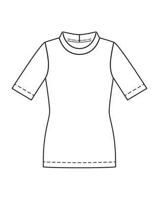 T-shirt n°5876 A Automne/Hiver 2023 | Patron de couture PDF