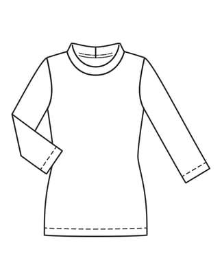 T-shirt n°5876 B Automne/Hiver 2023 | Patron de couture PDF