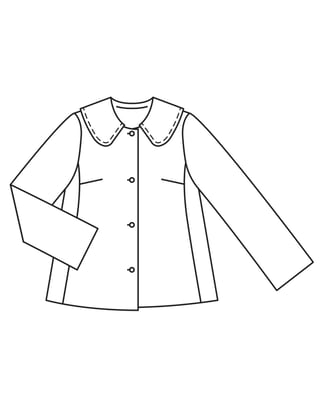Chaquetón de Satén #5  A | Burda Easy 5/2022 | Patrón de costura PDF