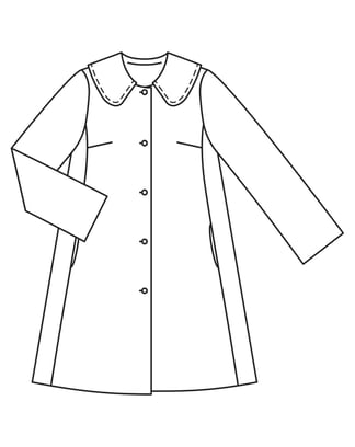 Chaquetón de Satén #5  C | Burda Easy 5/2022 | Patrón de costura PDF