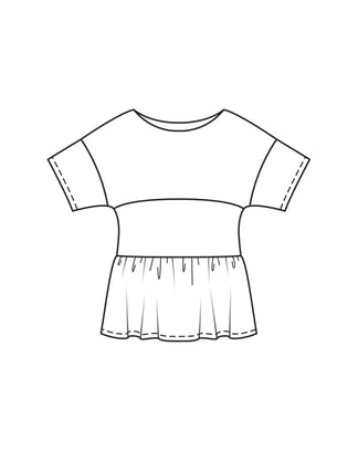 Blouse n°5856 A Automne/Hiver 2023 | Patron de couture PDF
